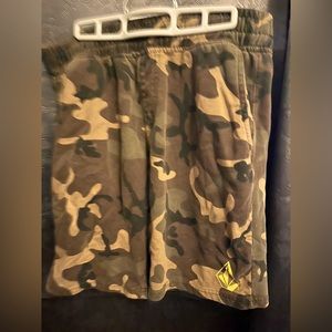 Volcom, sweat shorts, medium, camo